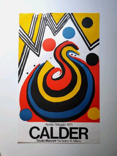 Calder affiche exposition 1971 - calder,