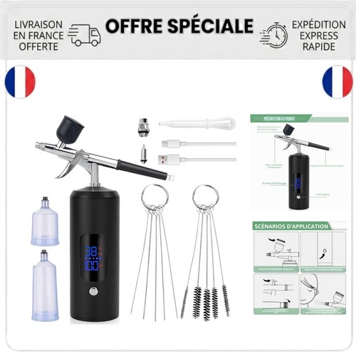 Kit aérographe complet avec - aérographe,