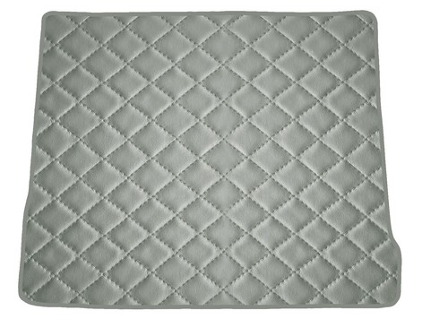 Matelassé cuir éco gris - matelassé,