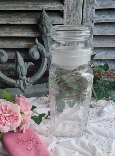 Ancien bocal verre a - ancien,