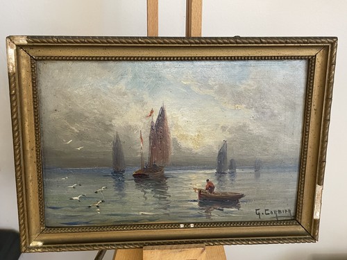 Tableau ancien huile - ancien,