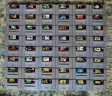 Super Nintendo Lot *PICK and CHOOSE* Build a Lot -Combine Shipping *Bundle Save*