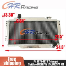 ALUMINUM RADIATOR FOR TRIUMPH SPITFIRE 1975-1978 1976 1977 75 76 77 78