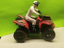 Red 4x4 Polaris Quad  Scrambler Ignite XP 1000 RC 4 Wheeler &Rider  TOY NO REMOT