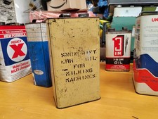 Vintage Oil Can Gallon Snowdrift Milking Machines