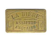 JETON DE LA BRASSERIE LA BIERE