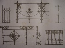 Lithographie de différentes