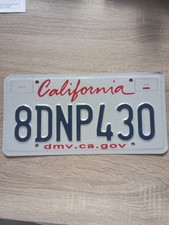 Plaque Immatriculation Américaine État De Californie Plaque Officielle