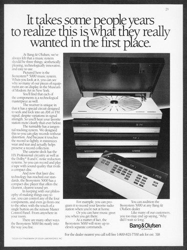 1985 bang olufsen beosystem - bang,