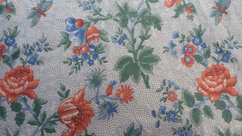 Ancien tissu vintage french - ancien,