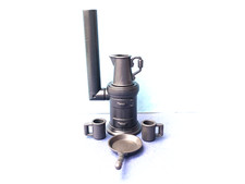 Playmobil Western - * black wood stove, / 2 cup coffee maker, black stove