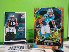 2018/19 Optic & Prizm DJ Moore Rookie Phenom Jersey/ Laser Parallel Panthers