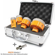 4 Pièces M14 Couronne de Forage Diamantée Mèche à Carrelage Fraise Ø 30mm, 40mm,