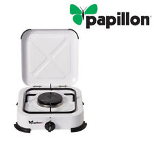 Petit Fourneau Camping Émaillé 1 Fuoco Cuisinière à Gaz Jardin Pic Nic Papillon