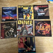 vintage PC game installation and user guides windows 95