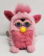 1998 Furby Pink Flamingo Blue Eyes 70-800 Tiger Electronics, Rare, Working