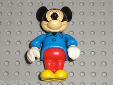 Rare LEGO DISNEY Minifig MICKEY Character Ref 33254cx2 / Set 4167 & 4165 