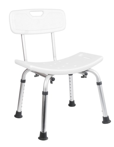 Chaise douche avec dossier - avec,