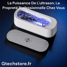 Machine De Nettoyage À Ultrasons USB Pour Bijoux, Lunettes, Prothèses Dentaires