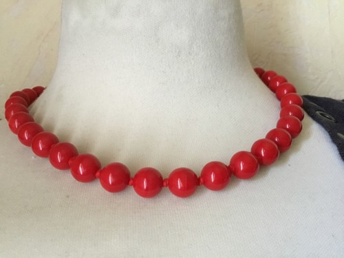 Collier perles verre - , murano