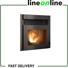 Insert de cheminée à pellets 11 kW Punto Fuoco Alessio silicium gris