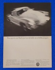 1970 VOLKSWAGEN KARMANN GHIA ORIGINAL PRINT AD CLASSIC AUTOMOTIVE CULTURAL ICON