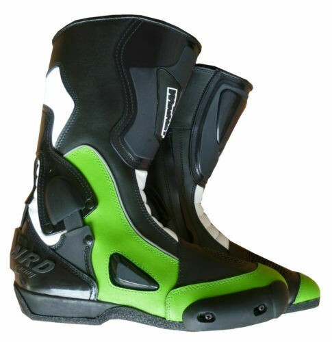 Bottes moto vert - bottes,