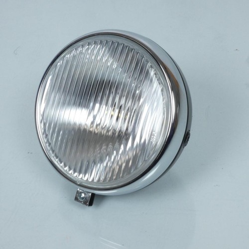 Optique phare avant rond noir