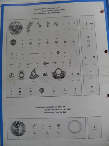Pieces original parts eta - pieces,