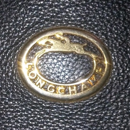 Longchamp sac seau cuir
