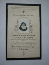 image mortuaire bonne soeur