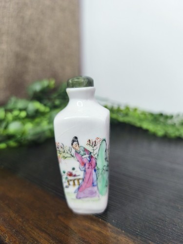 Flacon tabatiere chinois - tabatiere,