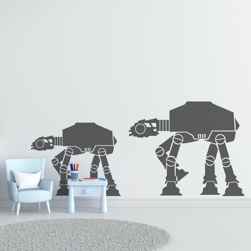 Autocollant mural star - mural, wars