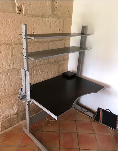 Bureau avec étagères - 2, étagères,