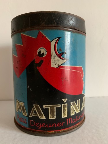 Ancienne boite tole matina - tole,