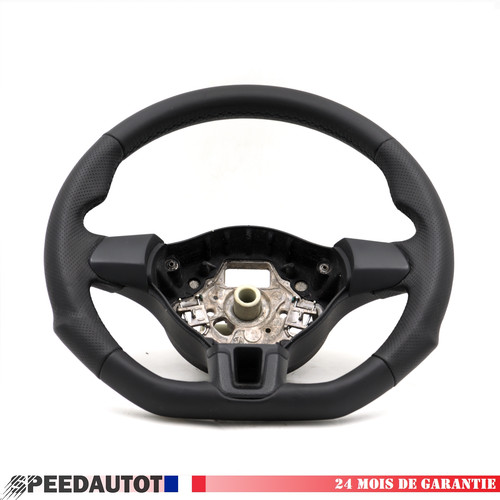 Volant cuir aplati polo - cuir,