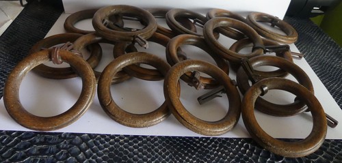 Anneaux bois pour rideaux
