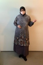 Muslim Women Abaya Maxi Dress Kaftan Islamic Long Robes Cocktail Party Dresses
