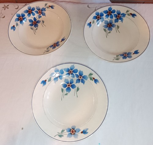 Anciennes assiettes creuses - 3,