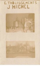 Photo card - trade - beekeeping - establishments J. Michel - apiary