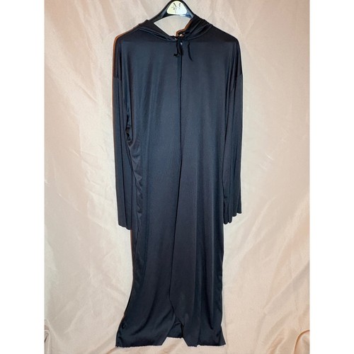 Black hooded costume - black, robe