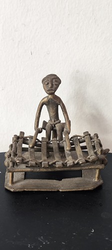 Bronze africain musicien - africain,