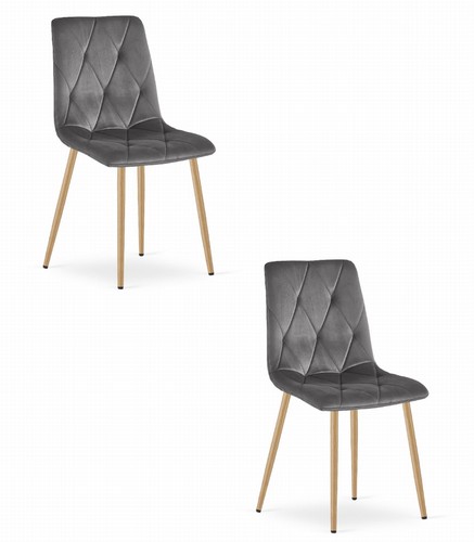 Fauteuil libra velours gris - libra,