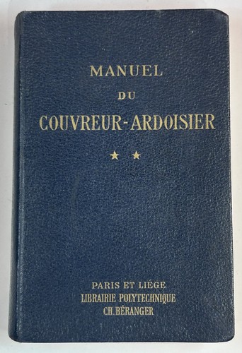 Manuel couvreur ardoisier - manuel, couvreur-ardoisier