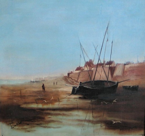 Ancien tableau huile - ancien, l’huile