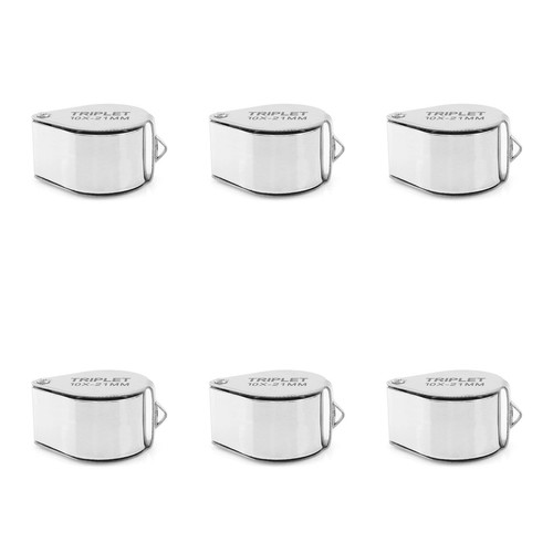 6pcs 10x 21mm handheld - 6pcs,
