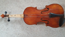 Nice, old 4/4  Violin violon, 1 part back, replaced neck, missing fingerboard!