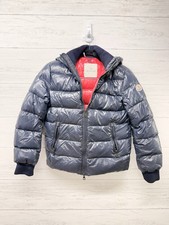 Moncler Enfant Down Puffer Jacket Blue Size 13 Made In Italy