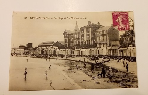 Cpa courseulles la - courseulles,