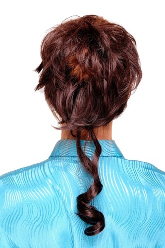 Postiche scrunchy cheveux rose - scrunchy,